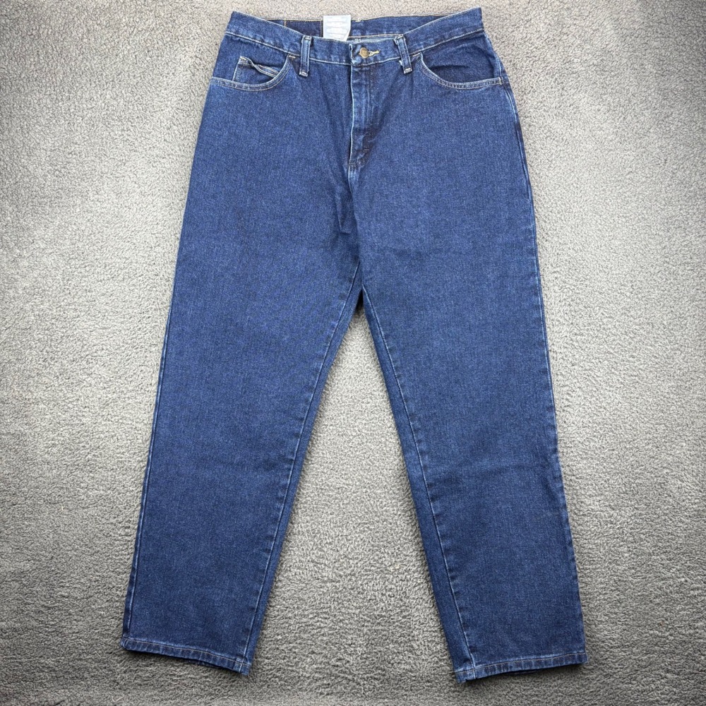 Wrangler Women Jeans Medium Wash Straight Leg Denim Pants Size 30x30